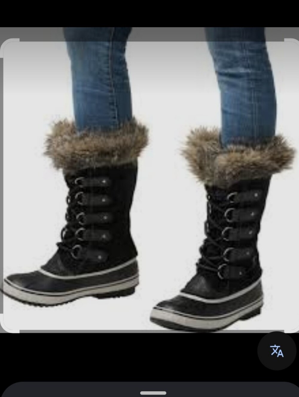 Capelli of New York Black and Gray Winter Boots